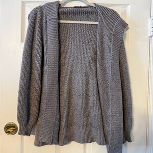 Mudd Women's Gray Cardigan Sweater